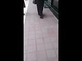 Ass Butt Walking Spy Hijab Muslim Jilbab Turbanli Arab maxi