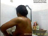 Sexy Indian Bengali Aunt Mili captured in bathroom Part 2