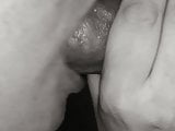 HUGE WET DRIPPY CUMLOAD IN MOUTH & CUP! SLOPPY & DIRTY!!