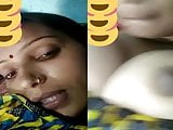 Desi village bhabhi showing her boobs on a video call