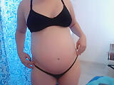Pregnant Romanian Skype Show