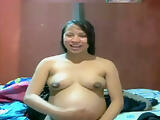 Carol Pregnant Colombian Skype Webcam